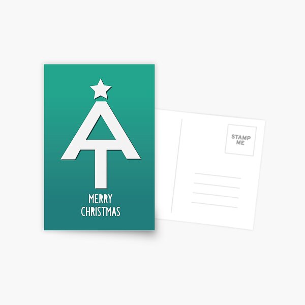 Appalachian Trail Christmas Greetings Postcard