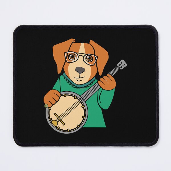 Item preview, Dog Playing Banjo Music  designed and sold by BrookePrui8566.