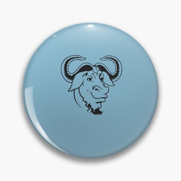 Artikelvorschau, Heckert GNU Logo Umriss HD-Aufkleber entworfen und verkauft von DennisMeier.