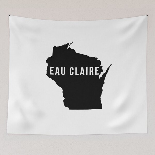 Item preview, Eau Claire, Wisconsin State Silhouette designed and sold by CartoCreative.