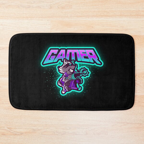 Item preview, Gamer with Raccoon holding a Space Gun designed and sold by PRIVARSHU.