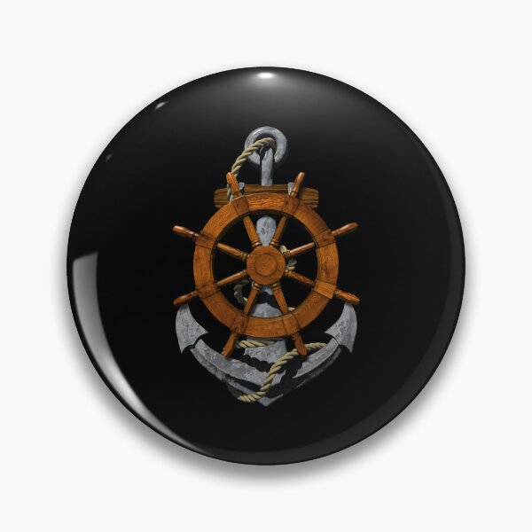 Item preview, Gifts For Women Nautical Ships Wheel And Anchor designed and sold by KurtisGreen1994.