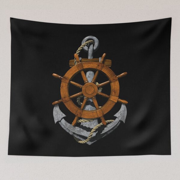 Item preview, Gifts For Women Nautical Ships Wheel And Anchor designed and sold by KurtisGreen1994.