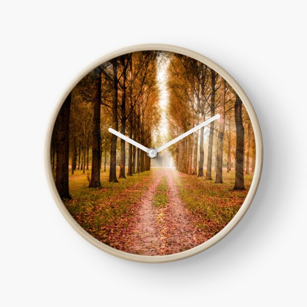 A Nice Autumn Day Clock