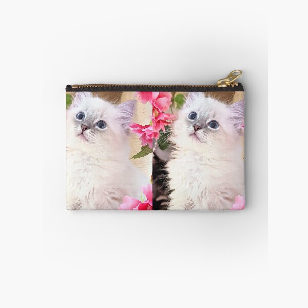 Item preview, Lynx ragdoll kitten with flowers designed and sold by Fluffycat2020.