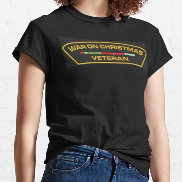 Vista previa del artículo con la obra «Veterano de la guerra contra la Navidad», diseñado y vendido por LeftLibertarian.