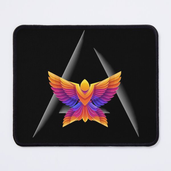 Item preview, Avatar Environmental theme orange purple and blue on black background bird  designed and sold by SpArtk.