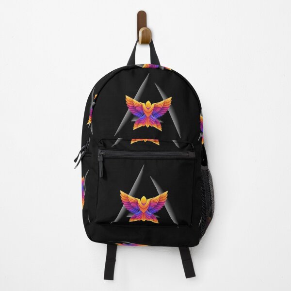Item preview, Avatar Environmental theme orange purple and blue on black background bird  designed and sold by SpArtk.