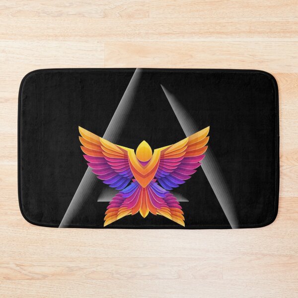 Item preview, Avatar Environmental theme orange purple and blue on black background bird  designed and sold by SpArtk.