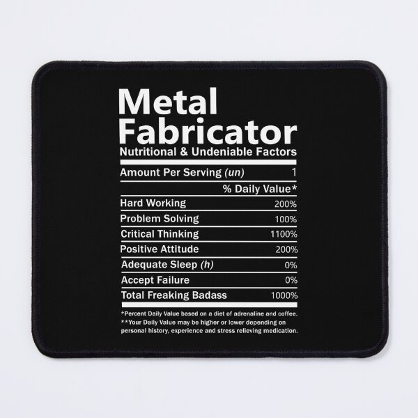 Item preview, Metal Fabricator T Shirt - Nutritional And Undeniable Factors Gift Item Tee designed and sold by watkinsmat.
