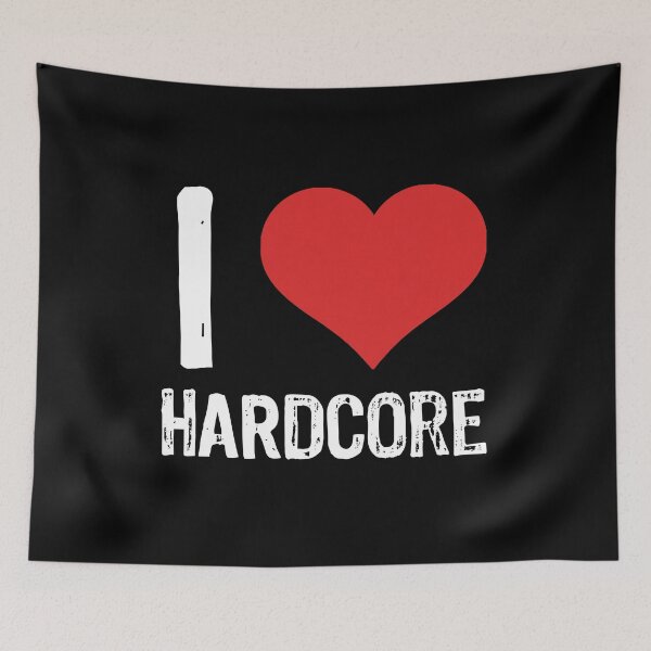 Item preview, I Love Hardcore designed and sold by The "I Love Everything" Shop.