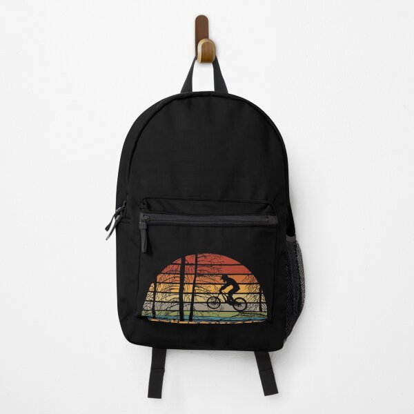 Item preview, Late braking mountain bike rider in retro sunset designed and sold by Cedinho.