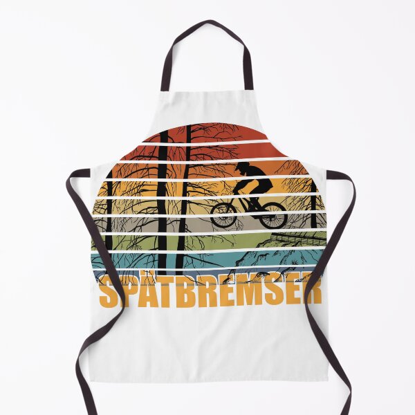 Item preview, Late braking mountain bike rider in retro sunset designed and sold by Cedinho.