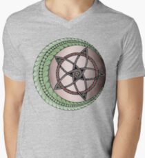 Moon & Star Men's V-Neck T-Shirt