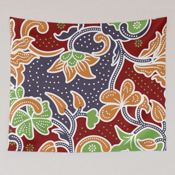 Artikelvorschau, Wunderbares Batik-Blumenmuster entworfen und verkauft von theredsharp.