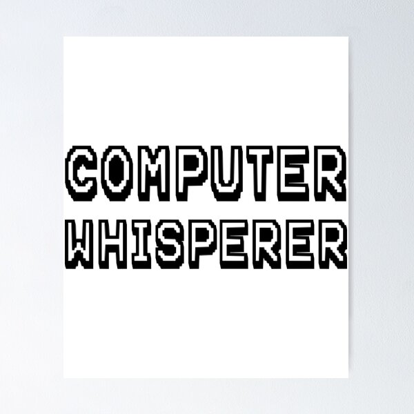 Item preview, Computer Whisperer Green Text Tech Support Geek designed and sold by AngGauso.