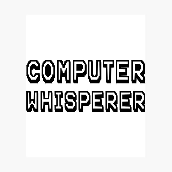 Item preview, Computer Whisperer Green Text Tech Support Geek designed and sold by AngGauso.