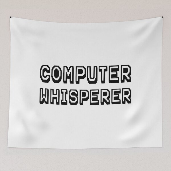 Item preview, Computer Whisperer Green Text Tech Support Geek designed and sold by AngGauso.
