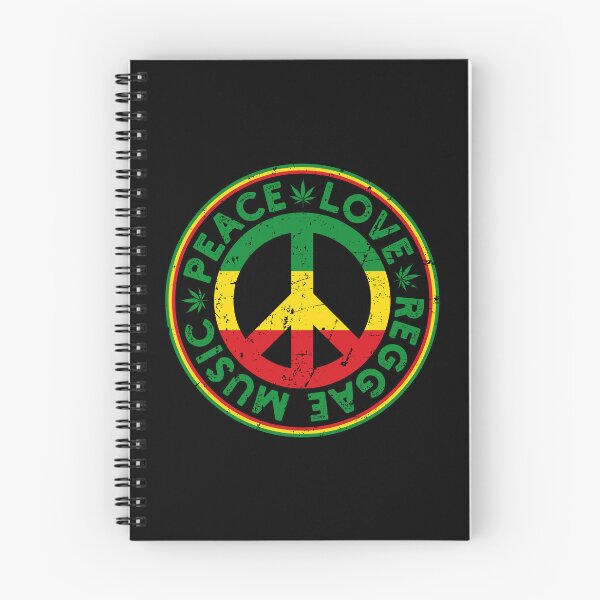 Item preview, Reggae Peace Love Symbol Rasta Flag Colors designed and sold by designandclouds.