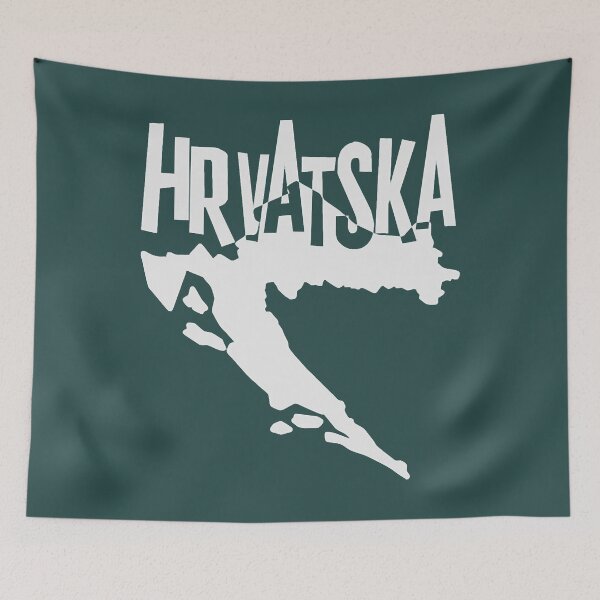 Item preview, Croatia Country Map designed and sold by AngGauso.