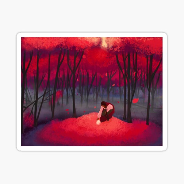bosque profundo Sticker