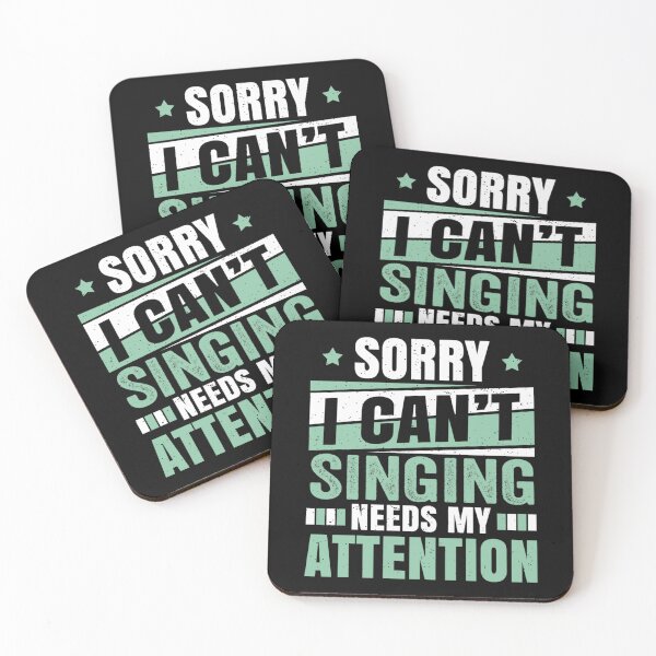 Item preview, Singing Attention  Cool Funny Musician Rock Band Singer Singing Love Quotes Sayings designed and sold by LamPhuongshop.