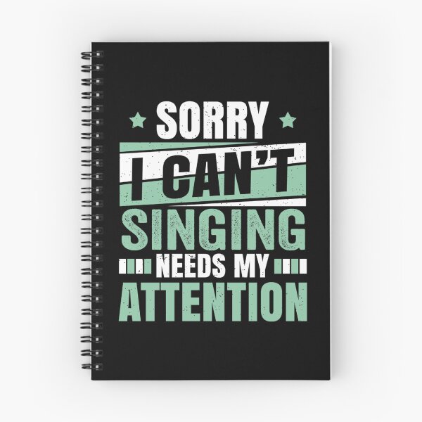 Item preview, Singing Attention  Cool Funny Musician Rock Band Singer Singing Love Quotes Sayings designed and sold by LamPhuongshop.