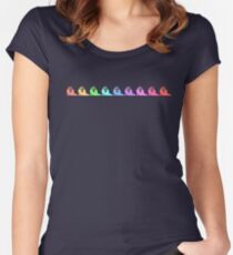 Partypapagei! Tailliertes Rundhals-Shirt