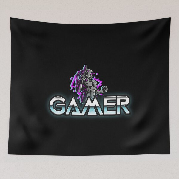 Item preview, Gamer with Retrofuturism Cyborg designed and sold by PRIVARSHU.