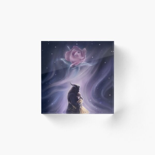 Beauty and the Beast Acrylic Block