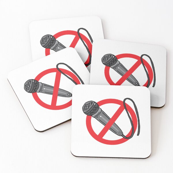 Item preview, No Singing Allowed Funny Karaoke Pub Singer Sign designed and sold by LamPhuongshop.