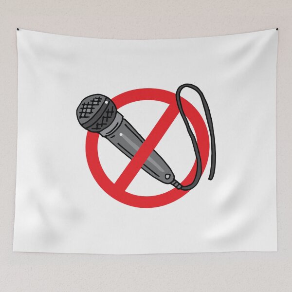 Item preview, No Singing Allowed Funny Karaoke Pub Singer Sign designed and sold by LamPhuongshop.