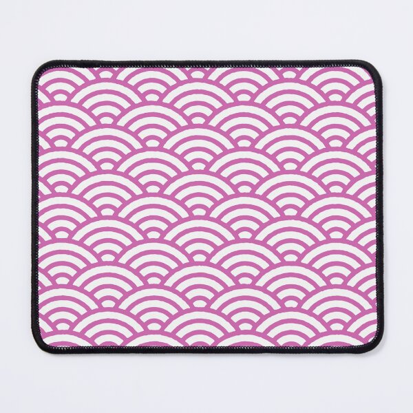 Aperçu de l'œuvre Seigaiha - Motif de conception traditionnelle japonaise Rose créée et vendue par MikazukiDesign.