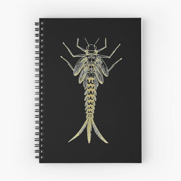 Item preview, Fly Fishing Flies Damsel Nymph Bugs Insect Shirts, Black Fly designed and sold by BremeKen.