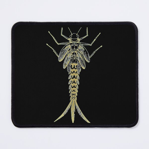 Item preview, Fly Fishing Flies Damsel Nymph Bugs Insect Shirts, Black Fly designed and sold by BremeKen.