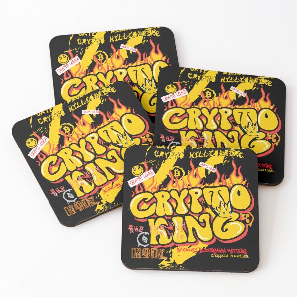 Item preview, CRYPTO KING - Crypto king graffiti streetwear T-shirt design designed and sold by Slaystyle.