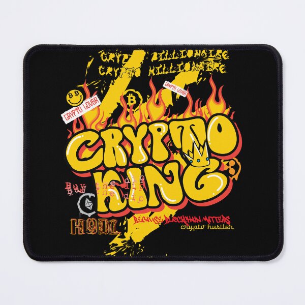 Item preview, CRYPTO KING - Crypto king graffiti streetwear T-shirt design designed and sold by Slaystyle.