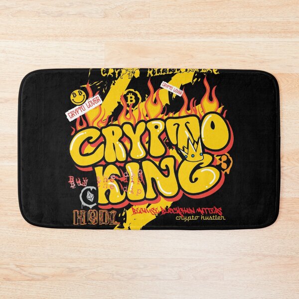 Item preview, CRYPTO KING - Crypto king graffiti streetwear T-shirt design designed and sold by Slaystyle.