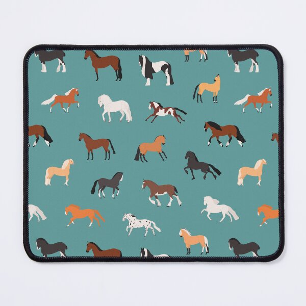 Item preview, Different Types of Horse Breeds Pattern designed and sold by quinellie.