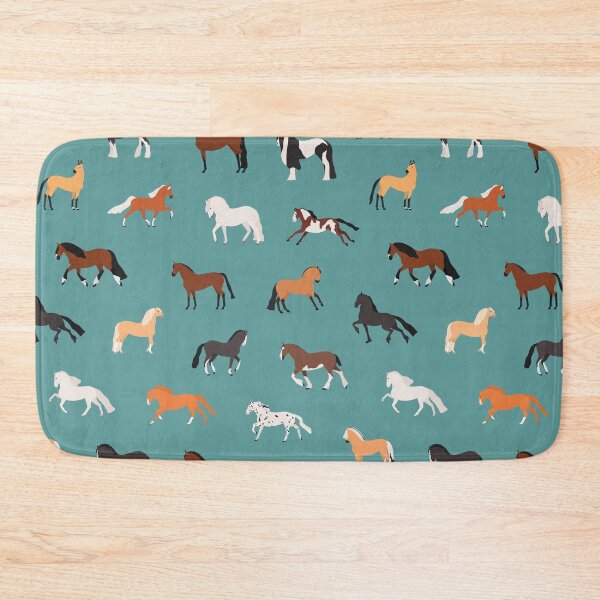 Item preview, Different Types of Horse Breeds Pattern designed and sold by quinellie.