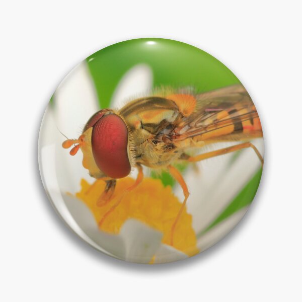 Item preview, Hoverfly on daisy designed and sold by chanonry.