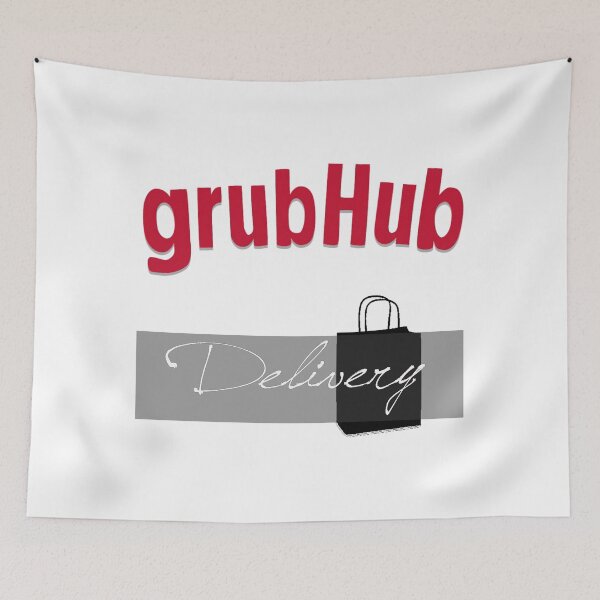 Item preview, grubHub Driver Apparel | Black-Bag Version | Light Colors designed and sold by PureCreations.