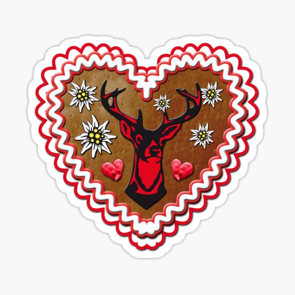 Shooting Heart Stickers Redbubble - yearly antlers roblox