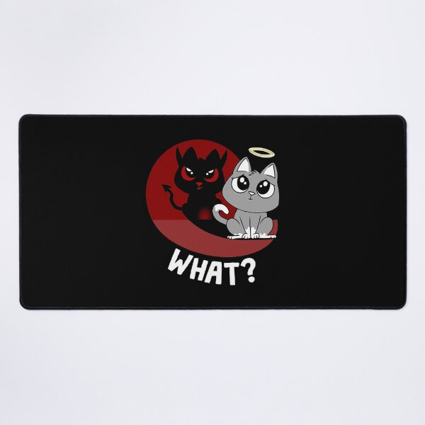 Item preview, What It Wasn't Me - Funny Devil Angel Bad Cat designed and sold by BremeKen.