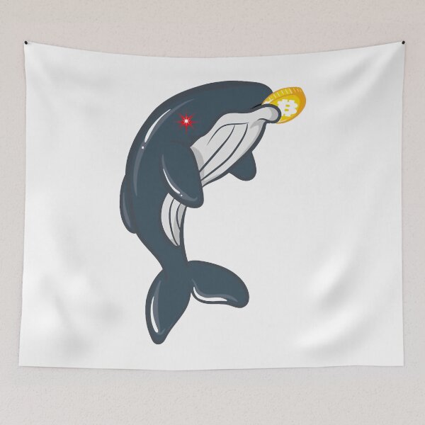 Item preview, Bitcoin whale laser eyes meme bitcoin laser eyes designed and sold by JonesDalit.