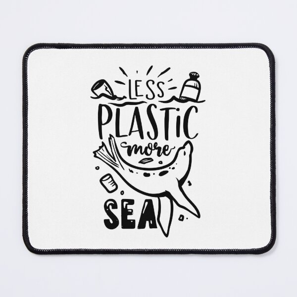 Item preview, less plastic more sea- earth day designed and sold by JaMatt1983.