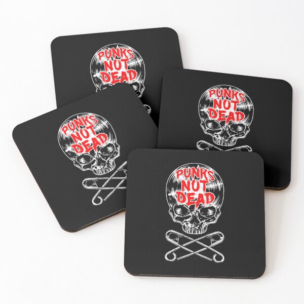 Item preview, Punks Not Dead Punk Rock Vintage Vinyl Lover Gothic Skull designed and sold by GrandeDuc.