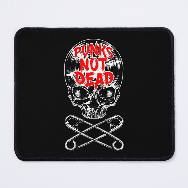 Item preview, Punks Not Dead Punk Rock Vintage Vinyl Lover Gothic Skull designed and sold by GrandeDuc.