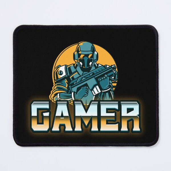 Item preview, Gamer with Retro Futuristic Soldier designed and sold by PRIVARSHU.