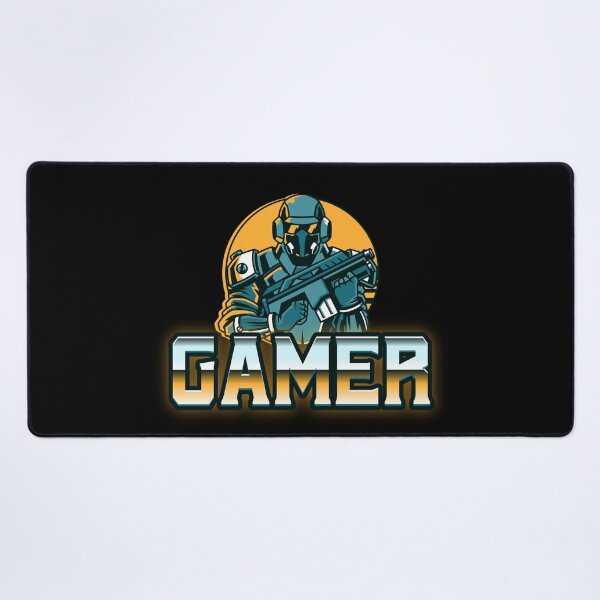Item preview, Gamer with Retro Futuristic Soldier designed and sold by PRIVARSHU.